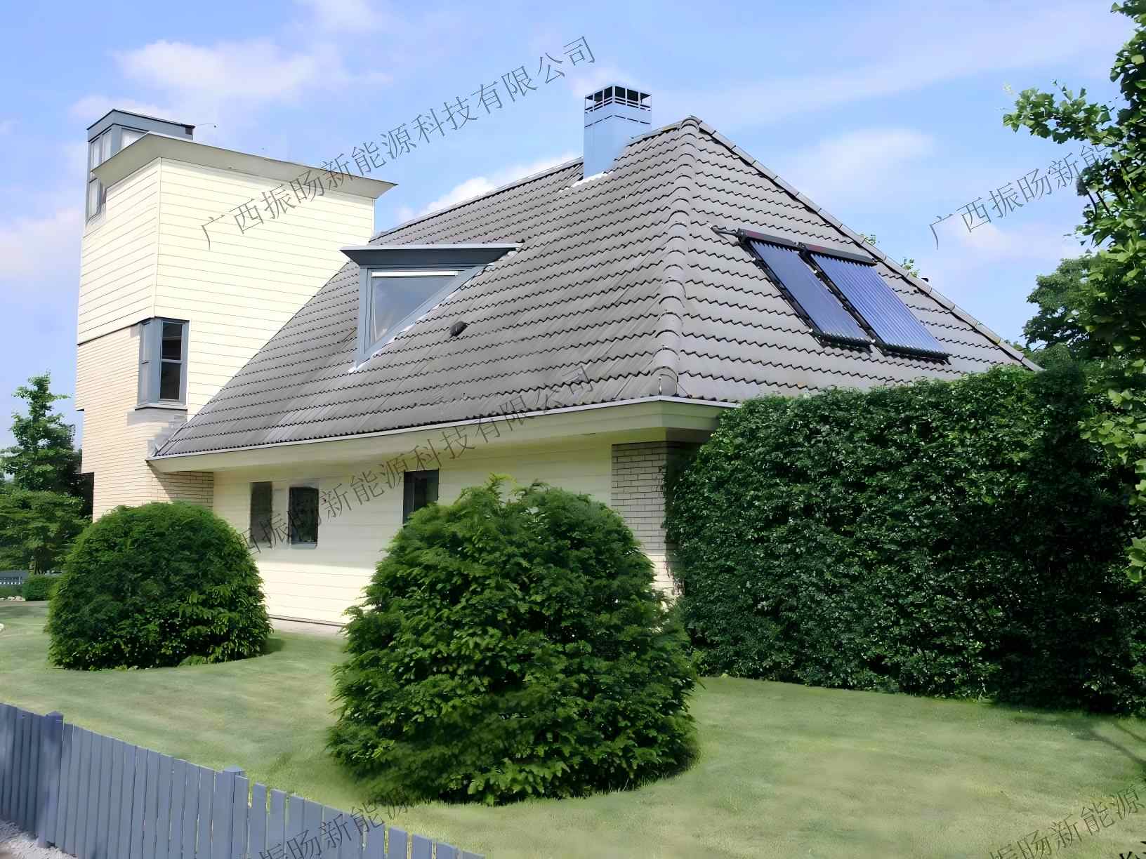 峰丹别墅太阳能热水工程